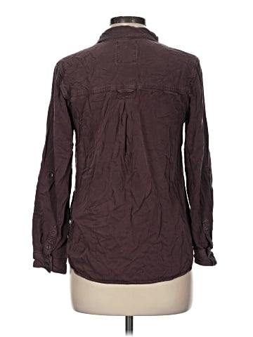 American Eagle Outfitters Long Sleeve Button-Down Shirt (view 2)