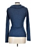 Derek Heart Blue Long Sleeve Top Size L - photo 2
