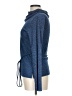 Derek Heart Blue Long Sleeve Top Size L - photo 5
