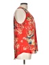 Violet & Claire 100% Polyester Orange Sleeveless Blouse Size L - photo 4
