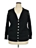 89th & Madison Black Cardigan Size 3X - photo 1