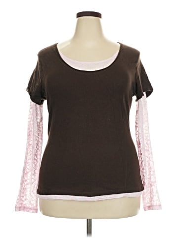 Danskin Now 3/4 Sleeve T-Shirt (view 1)