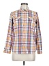 Eddie Bauer Plaid Yellow Long Sleeve Button-Down Shirt Size M (petite) - photo 1
