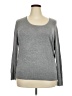 DressBarn Gray Long Sleeve Top Size 2X - photo 1