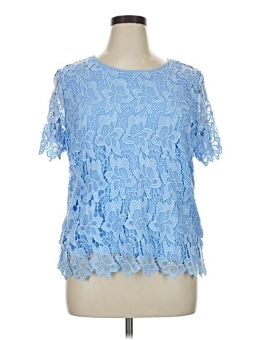 Philosophy Republic Clothing Short Sleeve Blouse (view 1)