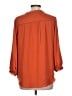 Vince Camuto 100% Polyester Orange 3/4 Sleeve Blouse Size L - photo 2