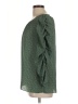 Max Studio 100% Polyester Green Long Sleeve Blouse Size L - photo 5