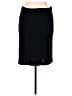 VITTADINI Solid Black Wool Skirt Size L - photo 1