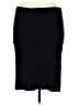 VITTADINI Solid Black Wool Skirt Size L - photo 2