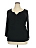 Cable & Gauge Black 3/4 Sleeve Top Size 2X - photo 1