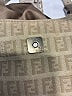 Fendi 100% Canvas Ivory Tan Shoulder Bag One size - photo 7