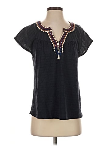Lucky Brand Short Sleeve Blouse (view 1)