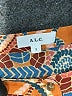 A.L.C. Paisley Orange Long Sleeve Button-Down Shirt Size 2 - photo 7