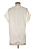 Chigant Ivory Short Sleeve Blouse Size S - photo 2