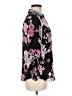 Candie's 100% Polyester Floral Black 3/4 Sleeve Blouse Size M - photo 4