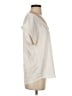 Chigant Ivory Short Sleeve Blouse Size S - photo 4