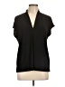 Buffalo by David Bitton Black Short Sleeve Blouse Size L - photo 1