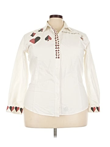 Port Authority Long Sleeve Blouse (view 1)
