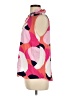Gibson 100% Rayon Pink Sleeveless Blouse Size L - photo 5