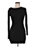 Blue Rain Solid Black Casual Dress Size M - photo 1