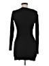 Blue Rain Solid Black Casual Dress Size M - photo 2