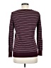 Worthington Stripes Burgundy Pullover Sweater Size M - photo 2