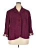 Plaza South 100% Polyester Purple Blazer Size 20 - photo 1