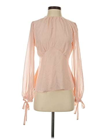 Topshop Long Sleeve Blouse (view 1)