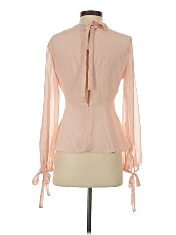Topshop Long Sleeve Blouse (view 2)