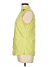 Foxcroft Green Sleeveless Button-Down Shirt Size 10 - photo 5