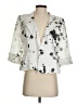 Alex Evenings Floral Silver Blazer Size S (petite) - photo 1
