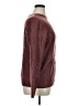 St. John's Bay Chevron-herringbone Burgundy Pullover Sweater Size XL - photo 4