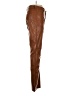 Shinestar Brown Faux Leather Pants Size L - photo 4