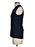 Pepin 100% Cotton Blue Black Sleeveless Top Size XS - photo 5