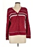 Christopher & Banks 100% Cotton Red Cardigan Size L - photo 1