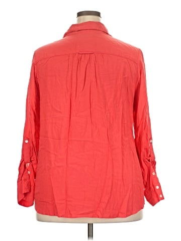 Style&Co 3/4 Sleeve Button-Down Shirt (view 2)