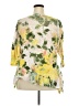 Melissa Paige Yellow 3/4 Sleeve Blouse Size 2X - photo 2