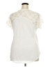 Paper Tee Ivory Short Sleeve Top Size 2X - photo 2
