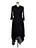 Renee C. 100% Polyester Black Casual Dress Size XL - photo 1