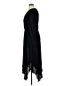 Renee C. 100% Polyester Black Casual Dress Size XL - photo 5
