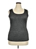 Alfani Gray Sleeveless Top Size 2X - photo 1