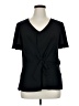 Luxology Black Short Sleeve Blouse Size XL - photo 1