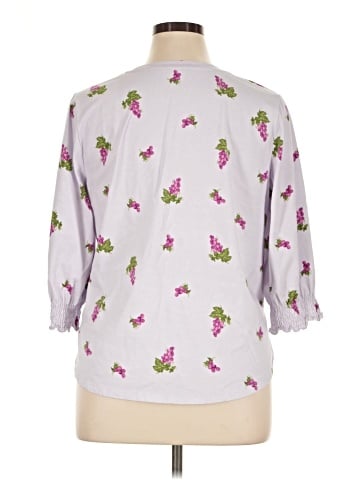Cuddl Duds 3/4 Sleeve Blouse (view 2)