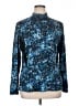 Tail Print Blue Track Jacket Size 0X - photo 1