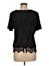 Design Lab Lord & Taylor Gray Black Short Sleeve Top Size M - photo 2