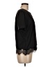Design Lab Lord & Taylor Gray Black Short Sleeve Top Size M - photo 4