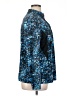 Tail Print Blue Track Jacket Size 0X - photo 4