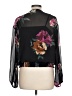 CeCe 100% Polyester Black 3/4 Sleeve Blouse Size L - photo 2