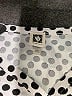 Anne Klein Polka Dots Black Short Sleeve Blouse Size L - photo 7