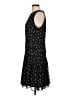 Ann Taylor 100% Polyester Stars Black Cocktail Dress Size 12 (tall) - photo 5